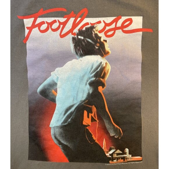 Gray XL Footloose T-Shirt 2020 Paramount Pictures Short Sleeve - Picture 1 of 7